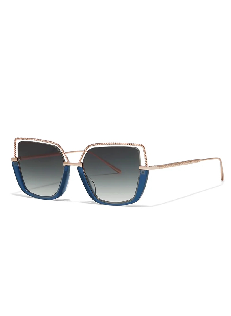 30Sundays 30Sundays Bougie Women's Cat Eye Sunglasses, Blue