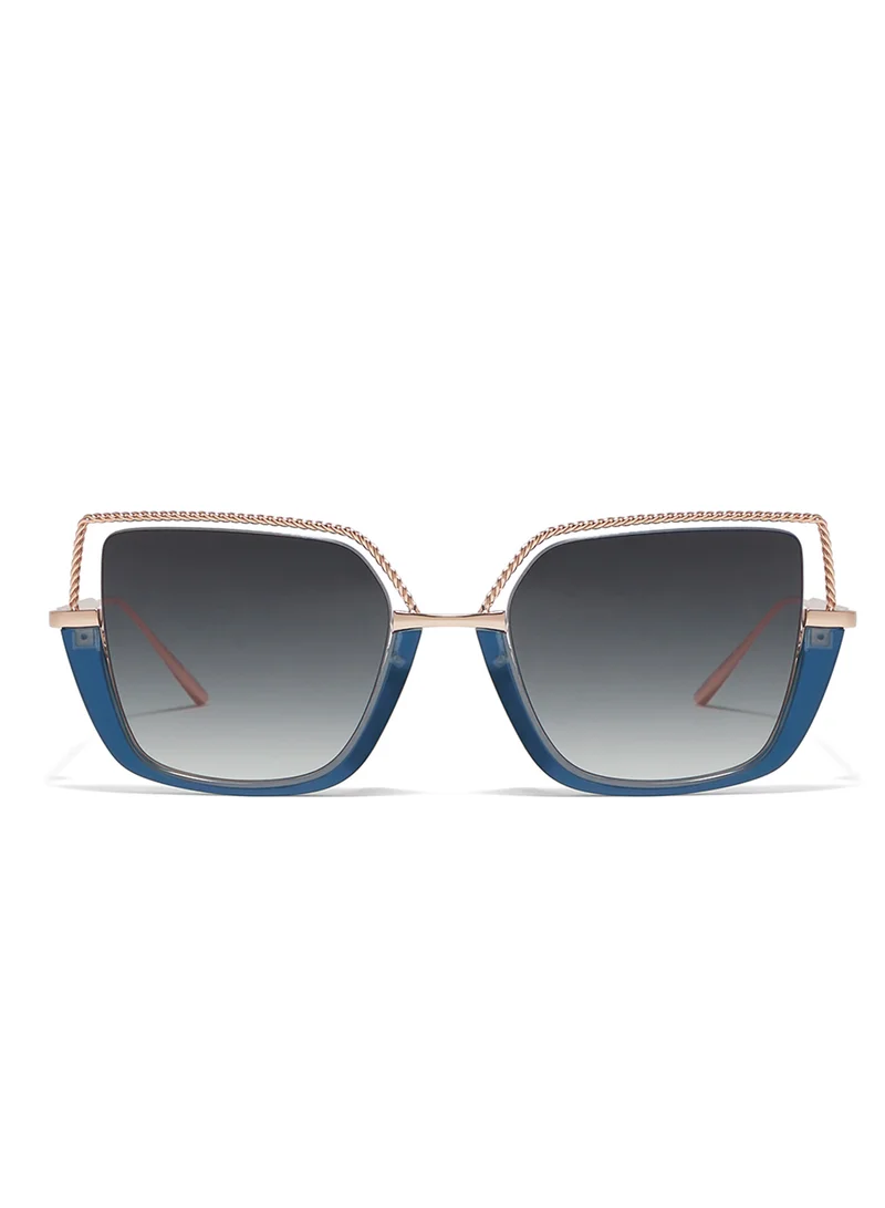 30Sundays 30Sundays Bougie Women's Cat Eye Sunglasses, Blue