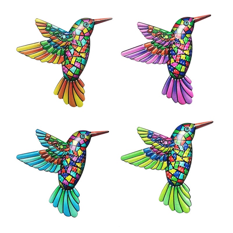 New Iron Hummingbird Home Wall Hanging Hardware Crafts Pendant Metal Decorations Garden Decoration - Image 2