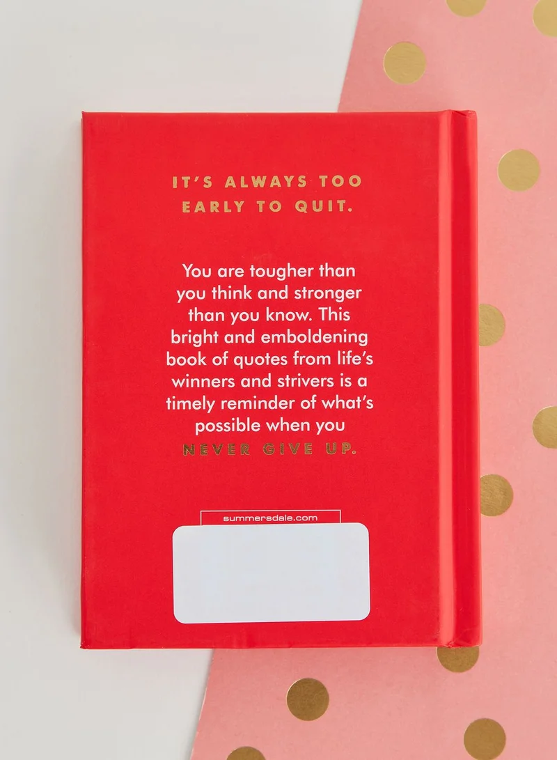 سمرز ديل كتاب " Never Give Up"