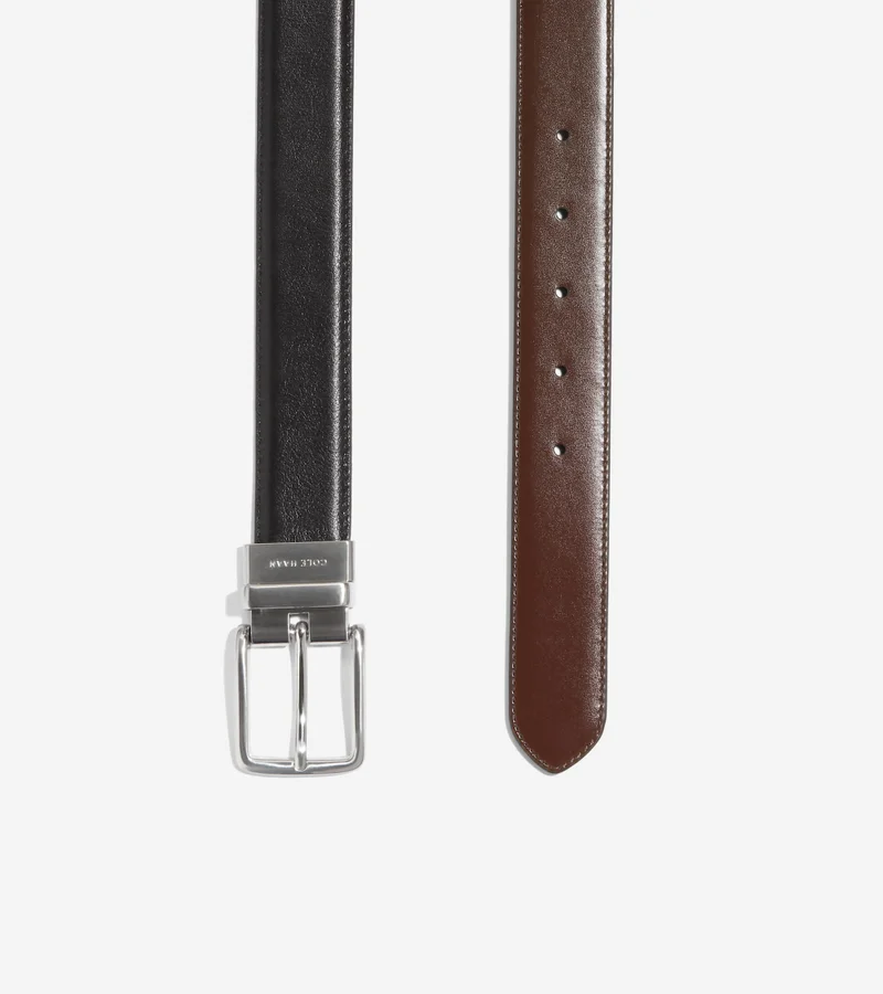 COLE HAAN Reversible Feather Edge Belt