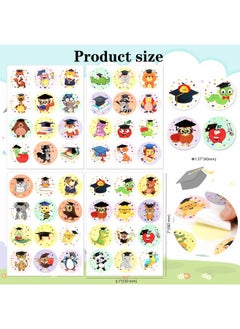 HOWAF 144 Pcs Preschool Graduation Decoration Stickerscongrats Grad Kindergarten Party Favors Stickers For Preschool Graduation Gift Decorationscongrats Grad Class Of 2023 Kindergarten Round Labels  - Image 3