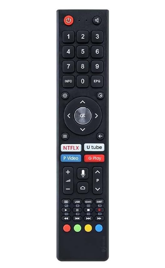 KPDP Original Remot e Moto rola Voice Remote Compatible with Original Motorola Smart LED TV Remote Control ASSITANT Voice Working Pairing Must (Match The Image Old Remote) - Image 1