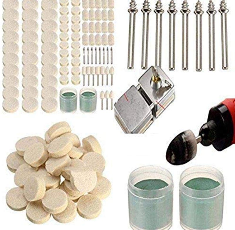 DIY Crafts Pack Of 25 Pcs Design No 1 Soft Wool Felt Polishing Pack Of 25 Pcs Design No 1 - Image 1