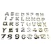 Alieemo 40PCS Car Letters Emblem 3D Number Symbol Vehicle Badge Decal Weatherproof Adhesive Logo Automotive Side Rear Trunk Outdoor Wall Sticker Decor Universal Car Accessories - Image 2