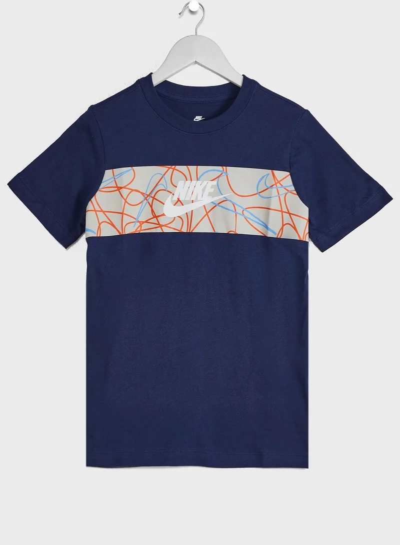 Nike Youth Nsw Futura Panel T-Shirt