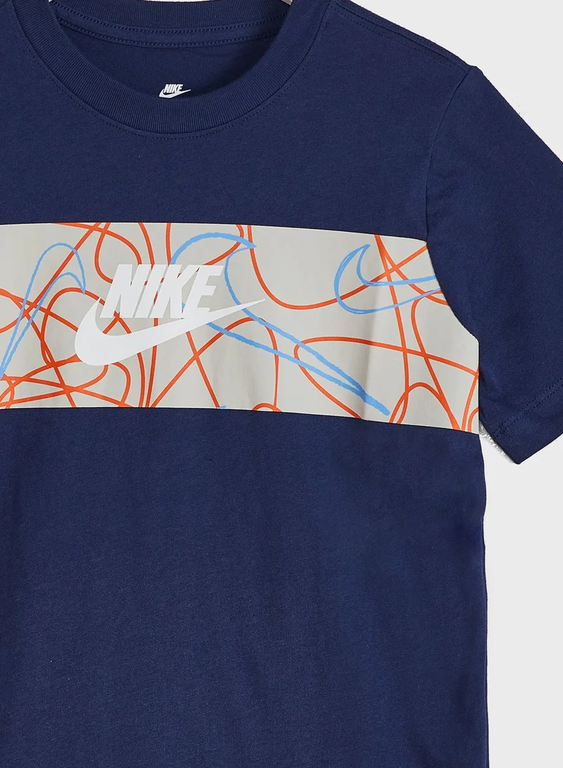 Nike Youth Nsw Futura Panel T-Shirt