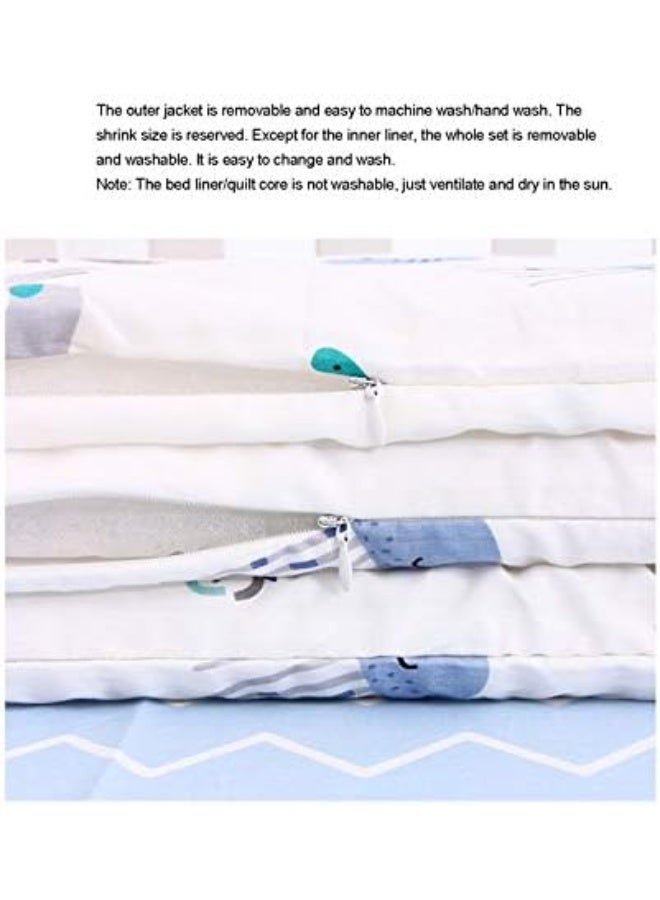 Moro Moro 3 Lan Child Bed Safety Protector Cushion, Crib Surrounding Soft Padding - Image 5