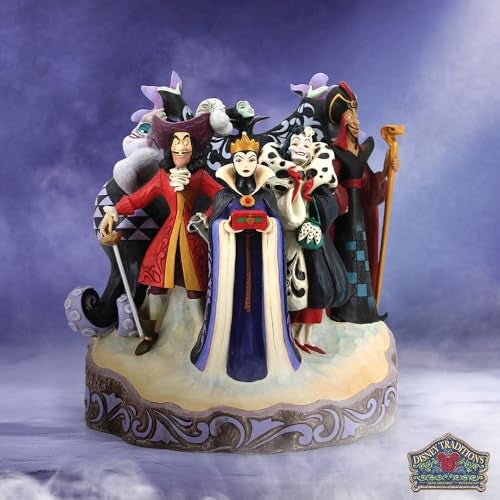 Enesco Disney Traditions by Jim Shore Villians Carved by Heart Figurine 94 Inch Multicolor - Image 3