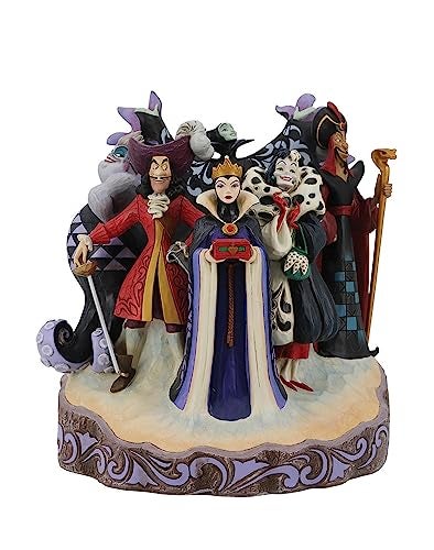 Enesco Disney Traditions by Jim Shore Villians Carved by Heart Figurine 94 Inch Multicolor - Image 1
