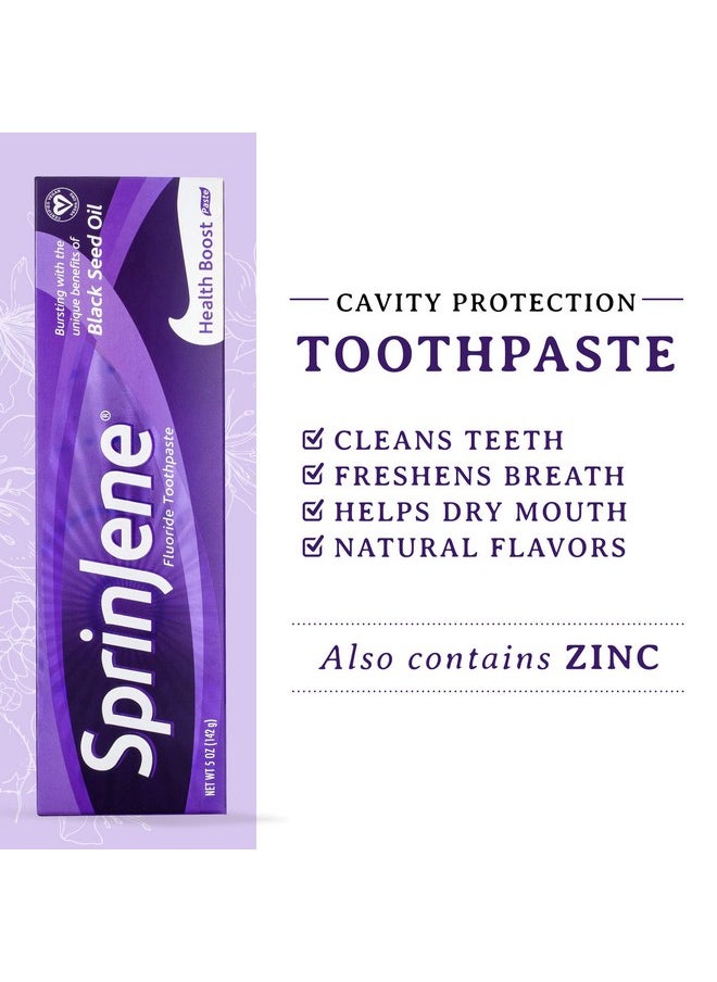 Prinjene Toothpaste With Fluoride For Cavity Protection Sensitive Teeth Dry Mouth With Zinc & Black Seed Oil For Maximum Oral Hygiene (2 Pack) Health Boost - pzsku/ZE04E97082D5C27CB3E7DZ/45/_/1696071251/535de163-d481-4055-9064-93bf5dea1494