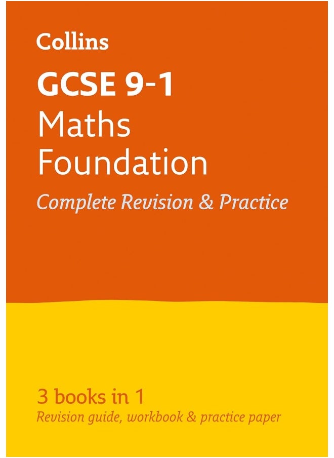 GCSE 9-1 Maths Foundation All-in-One Complete Revision and Practice: Ideal for the 2024 and 2025 Exams  - Image 1
