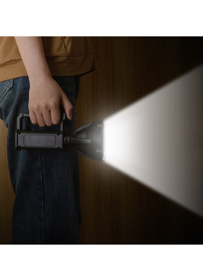 Handheld Flashlight, Waterproof High Power LED Flashlight, USB Rechargeable Fishing Lantern Torch, Powerful Searchlight With Multiple Light Modes, (1pc, S143B, Medium Size) - Image 2