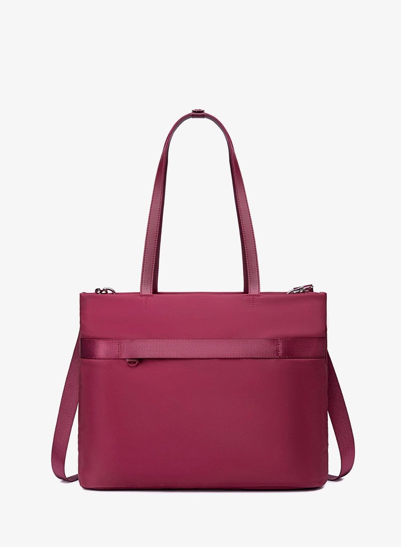 Chantria Premium Lightweight Laptop Hand Bag for Women Water Resistant Multifunctional Laptop Sling Bag with Multiple Pockets for Casual/Work/College/ School, CB00789-Burgundy - Image 3