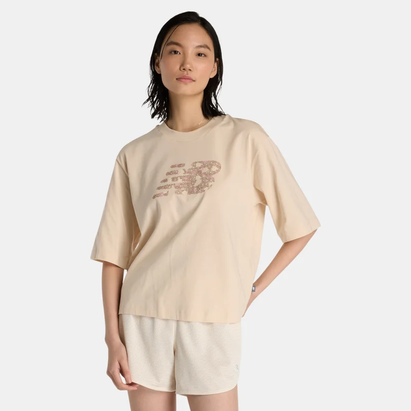 New Balance Women's Flower Logo Sweatshirt