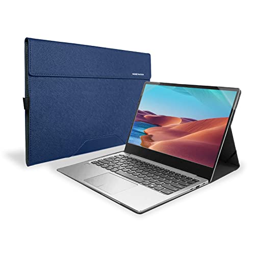 Honeymoon Case for Lenovo Yoga 9i gen 8/7 2023/2022 & Lenvov Yoga Air 14c 2022 IAP7 14 Inch[NOT FIT Yoga Yoga 9i gen6/5 2021-2022],PU Leather Folio Stand Protective Hard Shell Case Cover,S018-Blue - Image 1