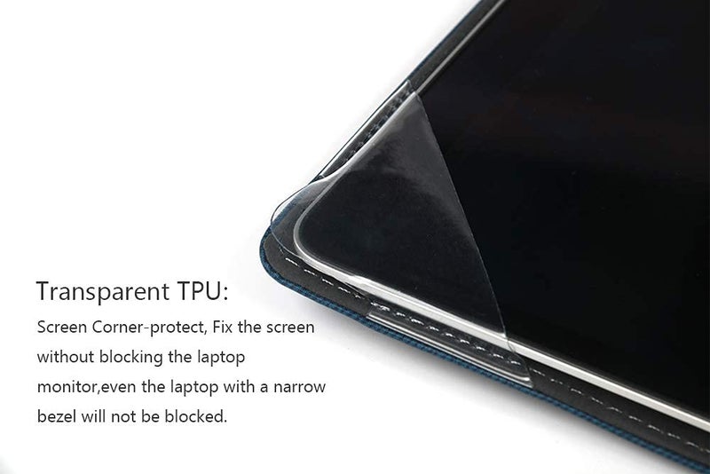 Honeymoon Case for Lenovo Yoga 9i gen 8/7 2023/2022 & Lenvov Yoga Air 14c 2022 IAP7 14 Inch[NOT FIT Yoga Yoga 9i gen6/5 2021-2022],PU Leather Folio Stand Protective Hard Shell Case Cover,S018-Blue - Image 3