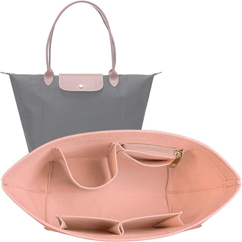 Lckaey Purse Organizer Insert for Le Pliage Neo Handbags Insert Organizer1012pink-S - Image 1