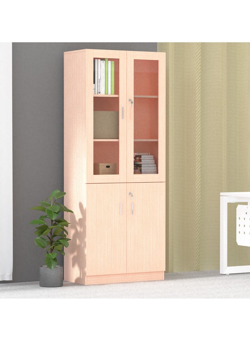 Mahmayi Mahmayi Carre 1123 Oak Full Height Bookshelf  - Image 4