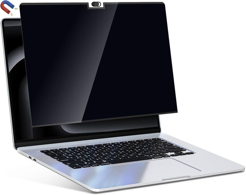 pys Magnetic Privacy Screen Protector for MacBook Pro 16 Inch (2021-2023,M1,M2,M3,Pro,Max) + Camera Cover Slide 2 Pack – [Matte Anti-Glare] [Reduces Blue Light] - Image 1