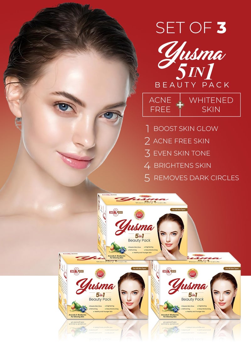 Yusma Yusma Beauty Pack – Complete Skincare Solution (Set of 3) 