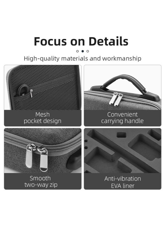 DJI Action 5 pro / 4 Carrying Case, Travel Carrying Case compatible with DJI Osmo Action 5 PRO / 4/3 Adventure Combo Accessories  - Image 2