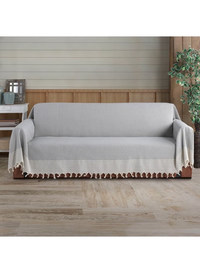 Vagonik Trend Organic Buldan Cloth Covering the Arms King Size 180 x 300 cm Sofa Couch Sofa Bed Cover - Image 1