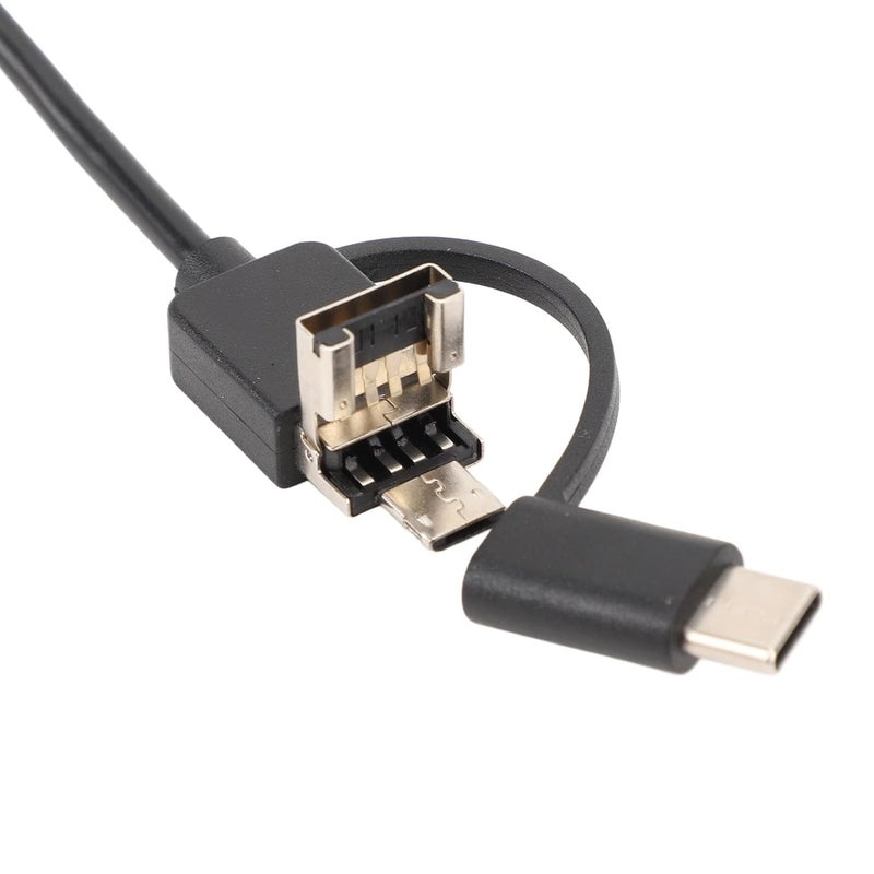 3 in 1 Endo C with 6 LED s, ible Bore Channel Inspection C, 3.28ft Cable Length for Type C USB, with Side Mirror Hook Access - Image 4
