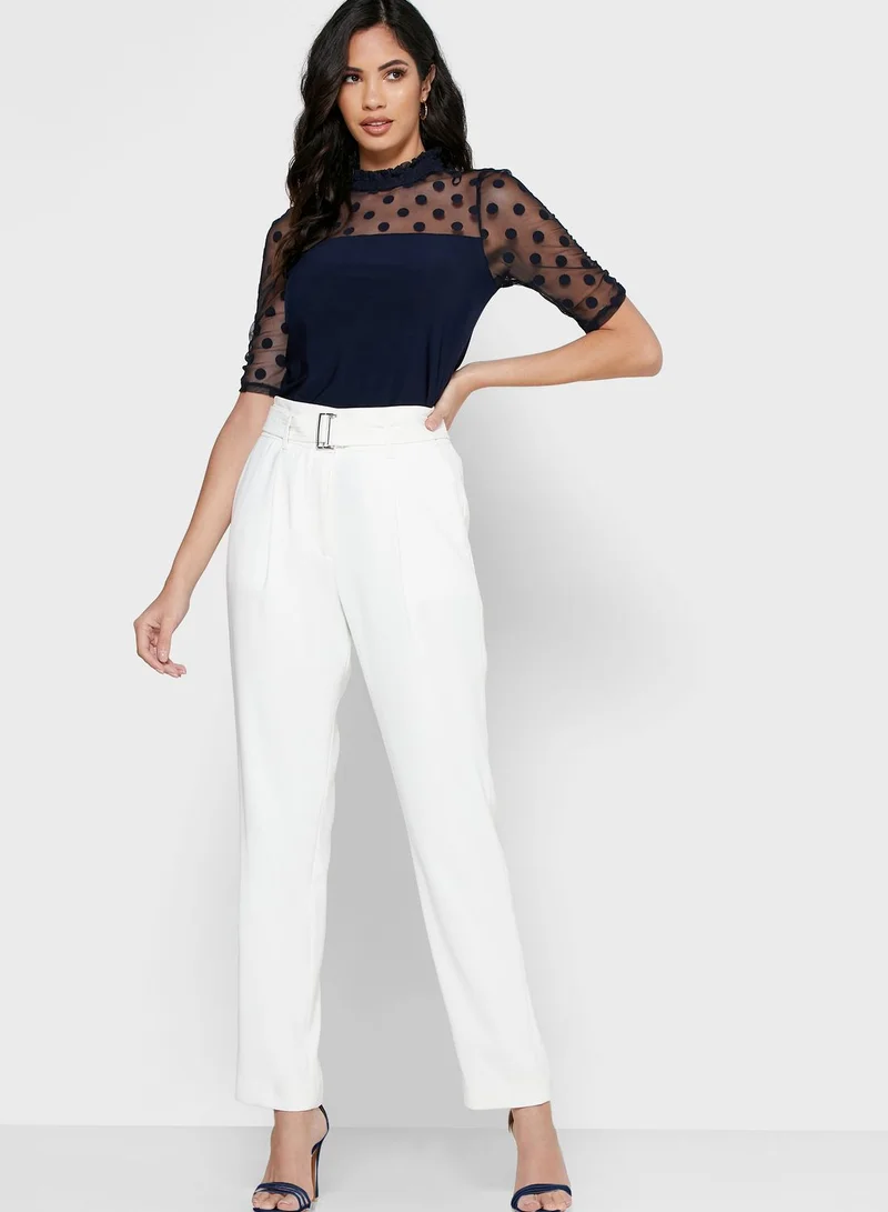 Wallis Dobby Mesh Top