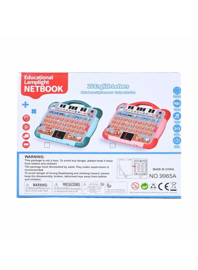 Toy Box Educational Lamplight Notebook Early Education Toy For Kids - Image 2
