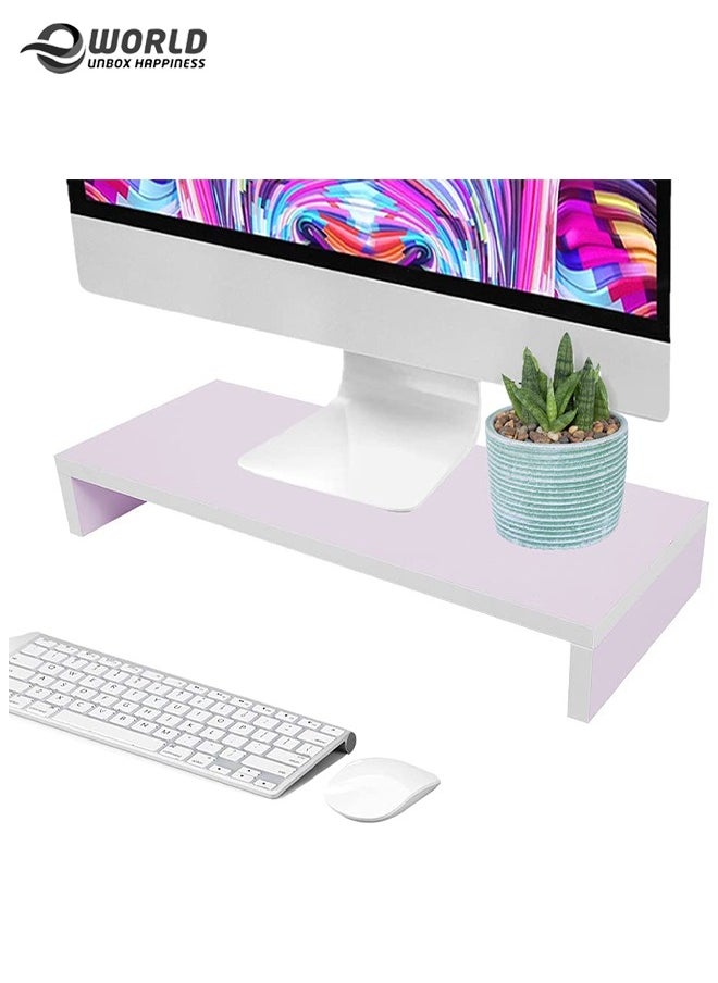 Eworld Monitor Stand Screen Riser for Laptops Printers TV and Notebooks Organizer Shelf  - Image 1