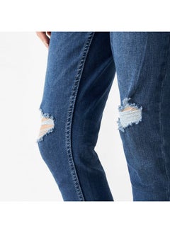 Lee Cooper Lee Cooper Super Skinny Fit Distressed Jeans  - Image 4