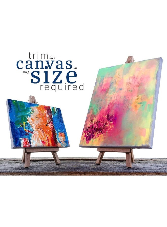 ARS Double Primed Cotton Canvas Roll Choose Your Size!, 1ft x 60 inch - Image 3