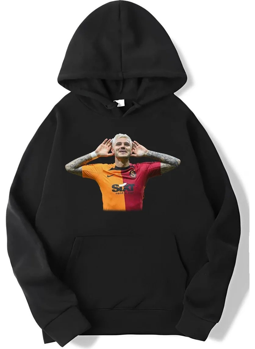 BRZ Collection Oversize Icardi Printed Hoodie