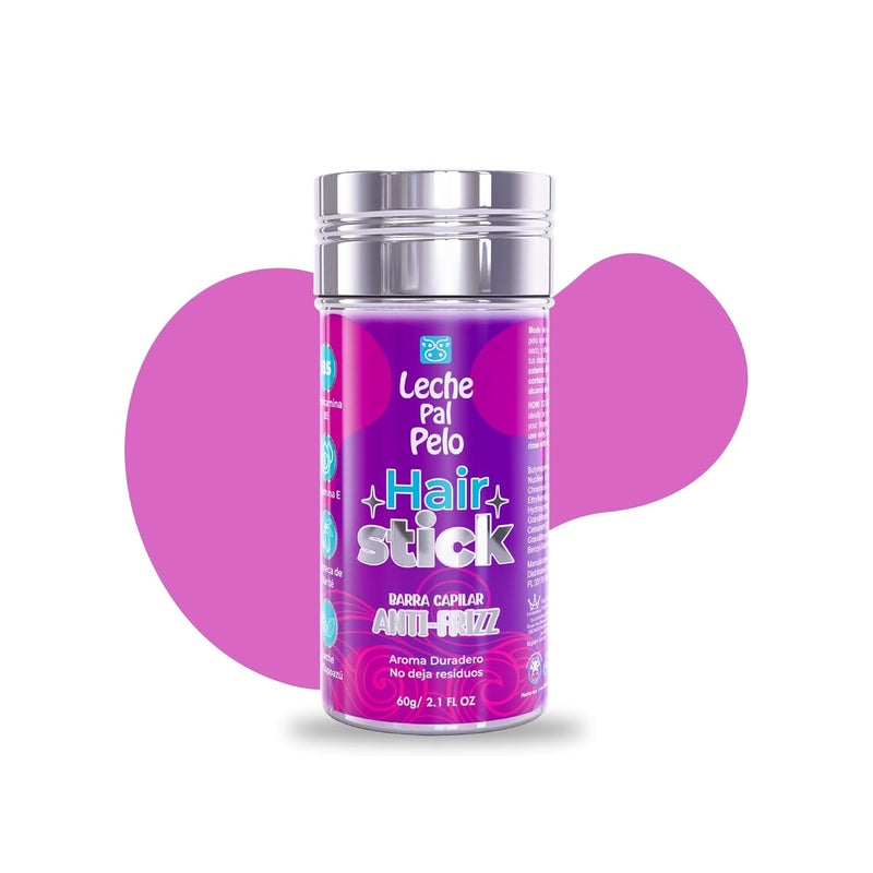 Leche Pal Pelo Leche Pal Pelo Hair Stick  FrizzFree Control with Vitamin C Shea Butter Provitamin B5 and Copazu Milk for Sleek Styles 21 oz