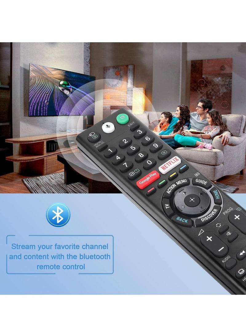 Universal Voice Remote Control for Sony Smart TV Bluetooth Controller All Sony Bravia LED OLED LCD 4K UHD HDTV HDR Android TV, with Google Play, Netflix Button RMF-TX200U, - Image 5