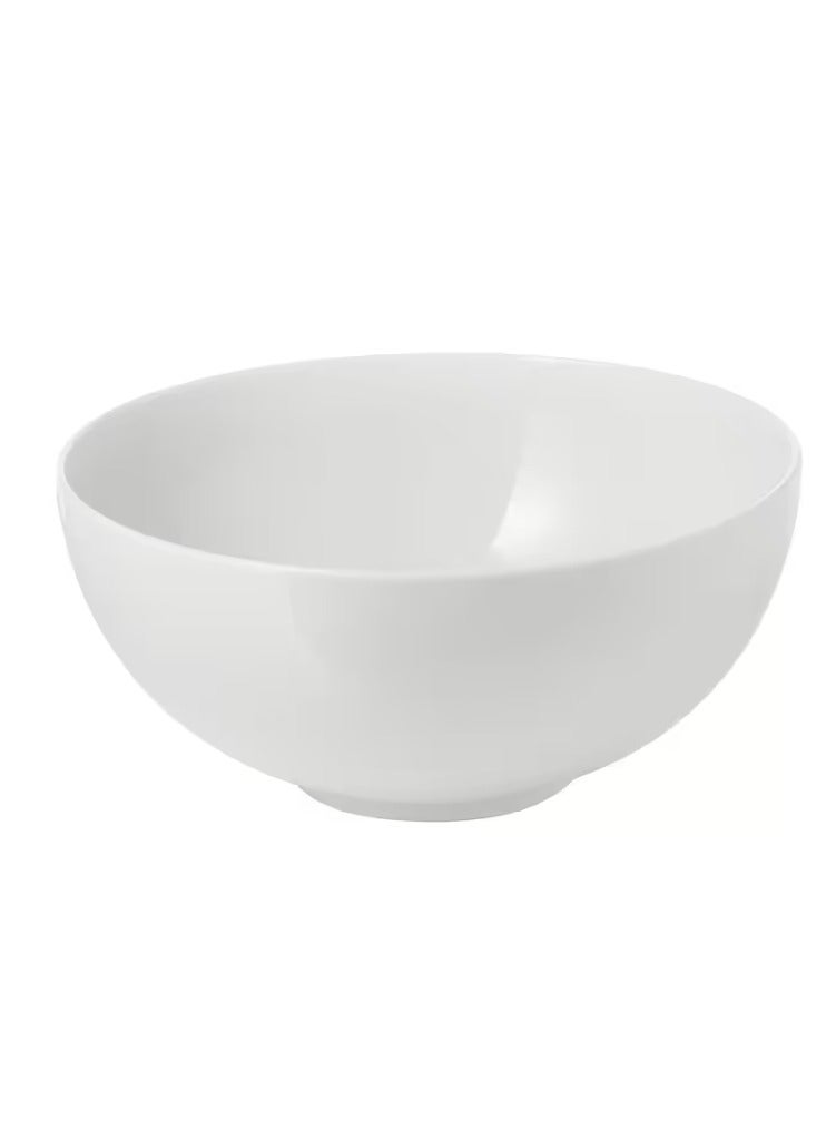 سلطانية دائرية الجوانب أبيض 22 سم - Image 1