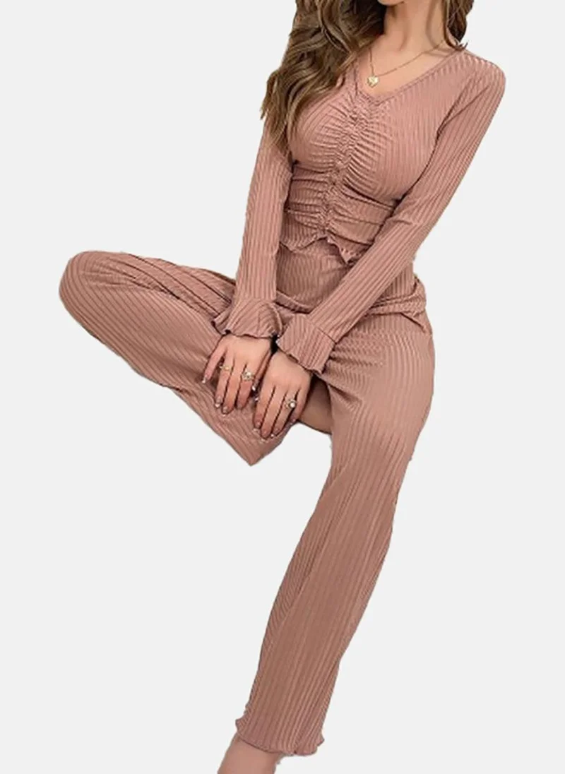 يونيكي Mauve Solid Pyjamas & Top