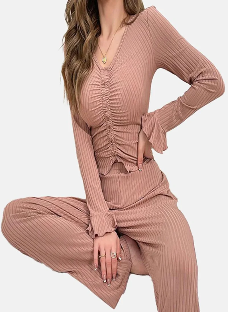 يونيكي Mauve Solid Pyjamas & Top
