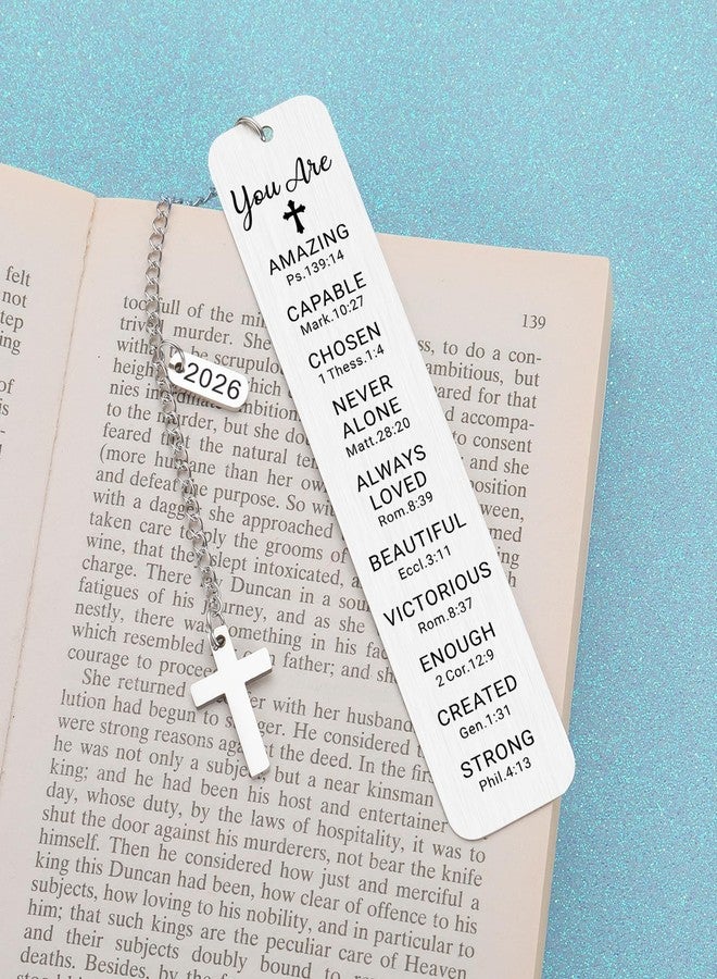 NUBARKO Baptism Gifts for Teen Girls Teenage First Communion Gifts for Girls Teens Boys Religious Christian Confirmation Gifts Bookmark for Women Girls Graduation Birthday Gifts Stocking Stuffers for Teen Boy - Image 5