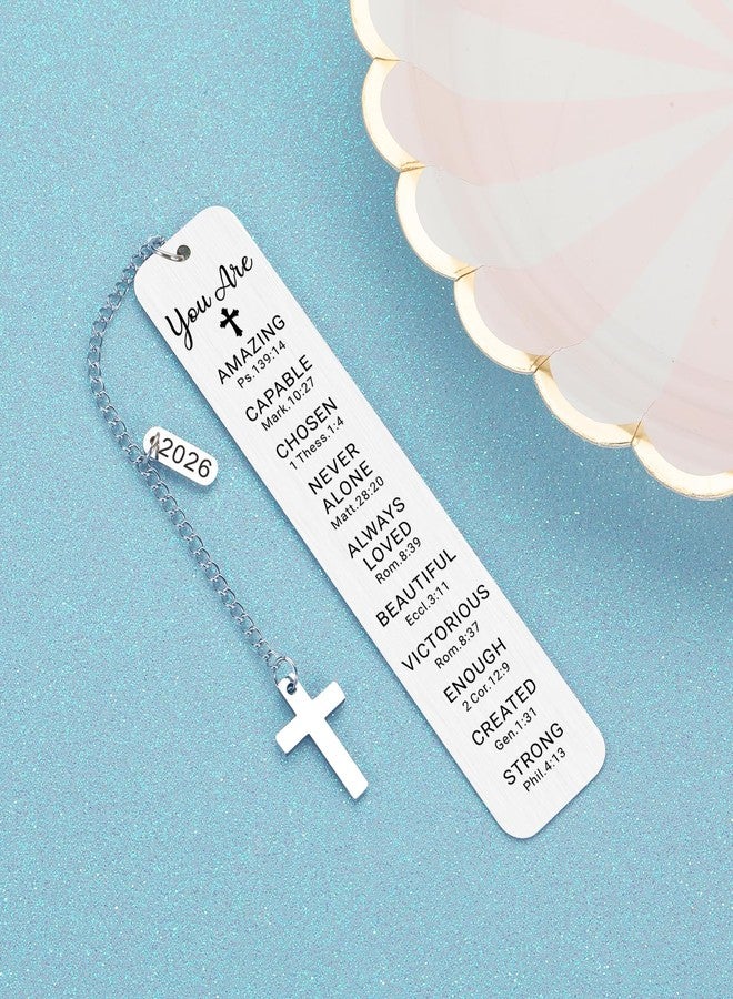 NUBARKO Baptism Gifts for Teen Girls Teenage First Communion Gifts for Girls Teens Boys Religious Christian Confirmation Gifts Bookmark for Women Girls Graduation Birthday Gifts Stocking Stuffers for Teen Boy - Image 4