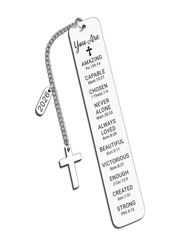 NUBARKO Baptism Gifts for Teen Girls Teenage First Communion Gifts for Girls Teens Boys Religious Christian Confirmation Gifts Bookmark for Women Girls Graduation Birthday Gifts Stocking Stuffers for Teen Boy - Image 1