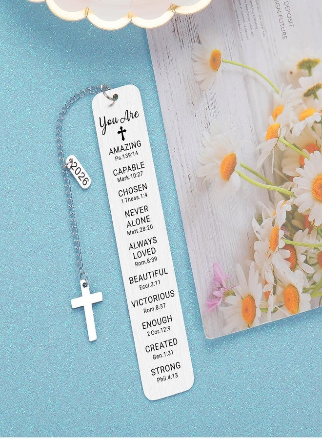 NUBARKO Baptism Gifts for Teen Girls Teenage First Communion Gifts for Girls Teens Boys Religious Christian Confirmation Gifts Bookmark for Women Girls Graduation Birthday Gifts Stocking Stuffers for Teen Boy - Image 3