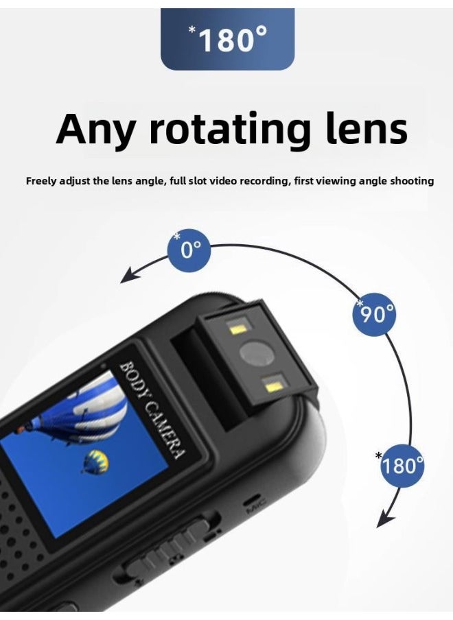 Generic Law Enforcement Recorder Recording Pen With Video Recording DV Recording Function All-in-one Wireless Camera HD Sports Camera-Body Color:F9 Flagship Dv Version With Screen 32g (recording And Video + High-definition Picture Quality) Black - Official Standard Configuration  - Image 3