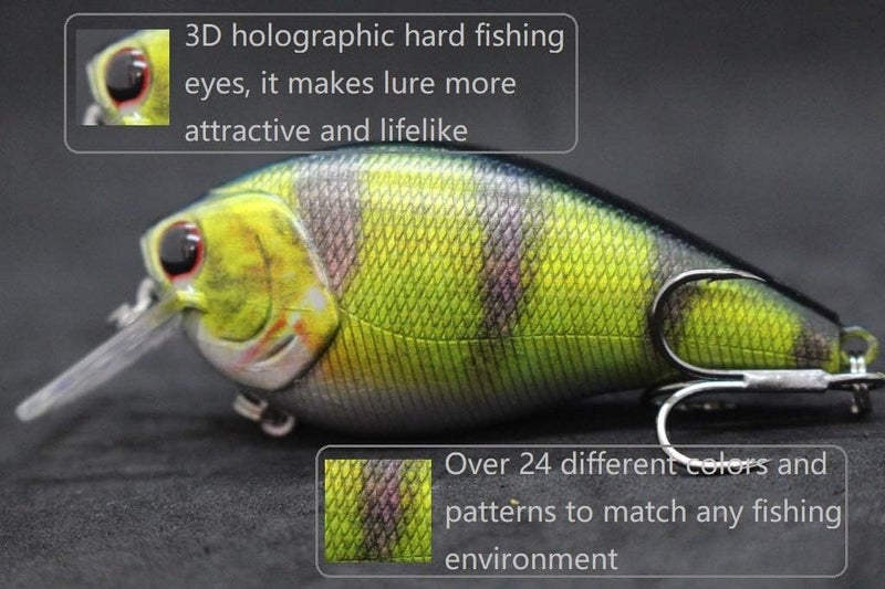 wLure Minnow Crankbait for Bass Fishing Bass Lure Jerkbait Fishing Lures and Tackle Box - Image 4