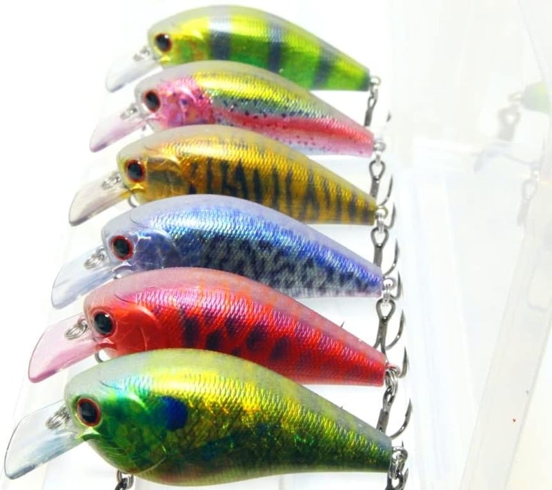 wLure Minnow Crankbait for Bass Fishing Bass Lure Jerkbait Fishing Lures and Tackle Box - Image 2