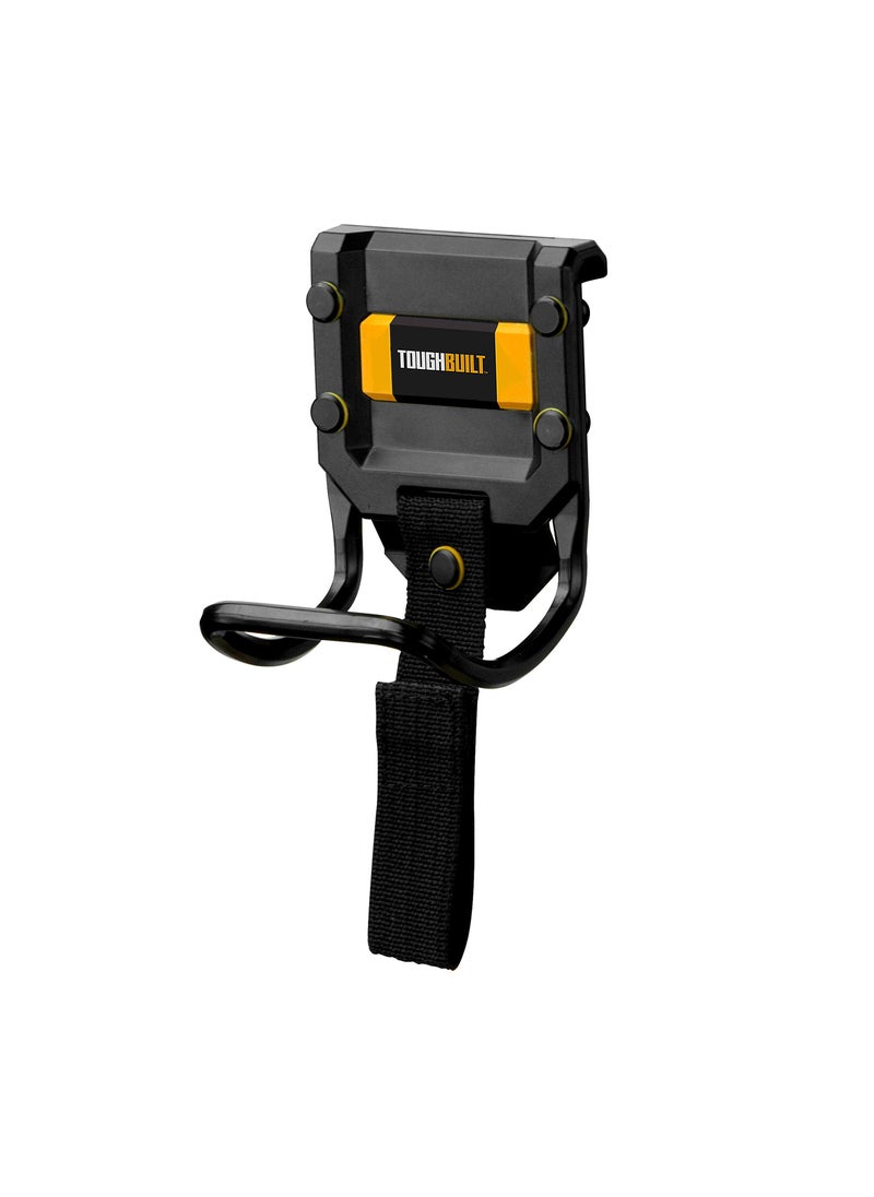 TOUGHBUILT ToughBuilt - Modular Hammer Loop - Durable Hammer Holder/Holster/Catch Clips on Any Belt or Pocket, Extreme-Duty Steel Loop/Metal Ring, Unique Power Cord MGMT, Heavy-Duty Construction - (TB-52)  - Image 1
