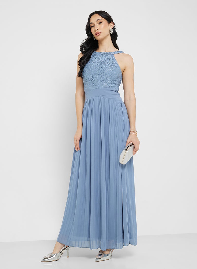 Little Mistress Lace Bodice Gown Dress  - Image 1