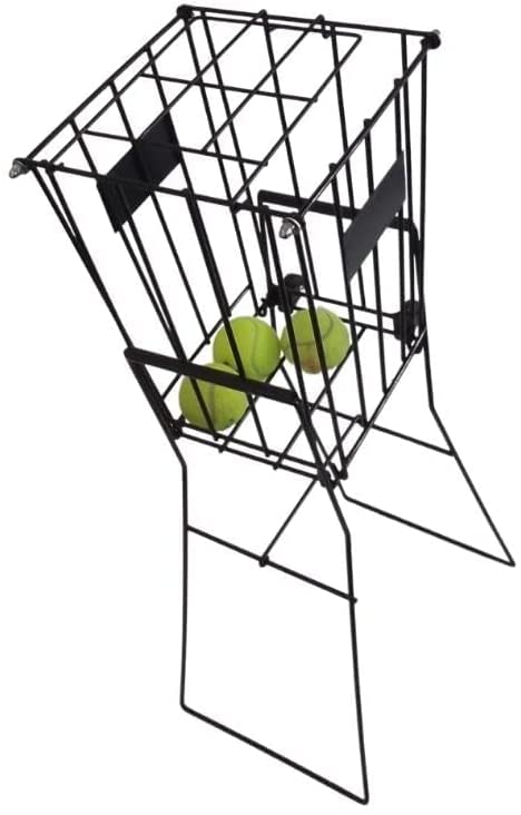 Coolcapis Tennis Ball Hopper with Wheels for Tennis Coaches Players Schools Clubs, Tennis Court Equipment/Accessory (75 Balls Capacity) - Image 4