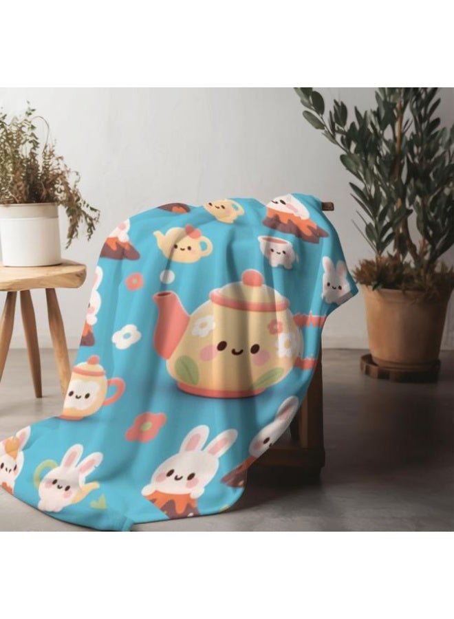 general Flannel thin blanket (warm and comfortable, suitable for sleep, gaming, dust removal and sandproof) 150cm*200cm - 414 - Image 4